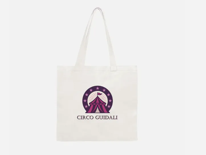 Borsa in cotone Circo Guidali - 34 cm x 34 cm